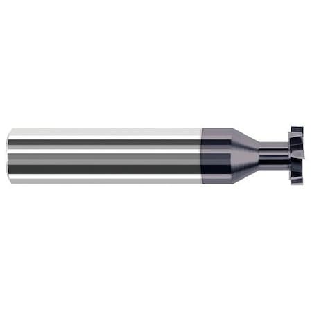 Harvey Tool 1/4 in. Cutter dia. x 3/32 Width x 1/8 in. Neck CarbideSquare Deep Stagger Keyseat Cutter, 6 Flutes 878993-C3